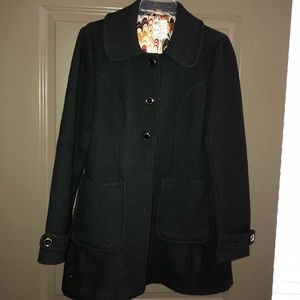 Tulle black coat